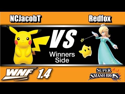 WNF 1.4 - SCB | NCJacobT (Pikachu) Vs. Redfox (Rosalina & Luma) Winners Side - Smash Wii U