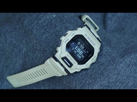 Casio G-SHOCK GBD-200 Grey on my wrist overview