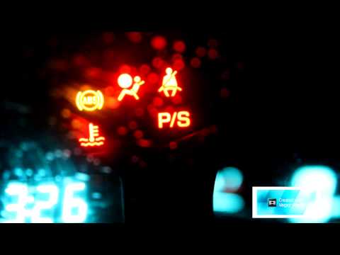 What are the warning lights on your dash?