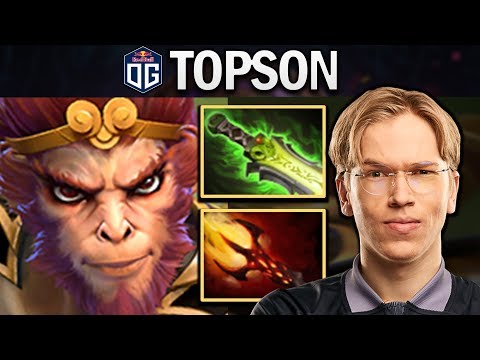 OG.TOPSON MONKEY KING WITH DAGON - DOTA 2 7.23F GAMEPLAY