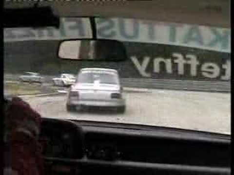 BMW 2002 vintage racing car - onboard camera
