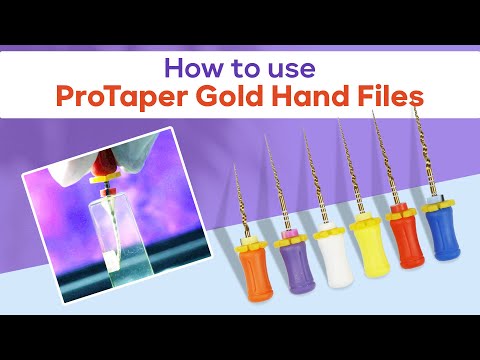How to use ProTaper Gold Hand Files | Waldent Pro-Taper Gold Hand files