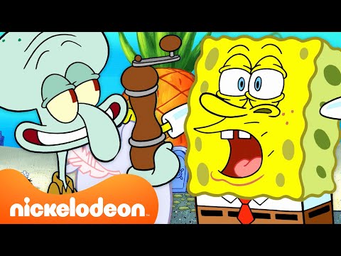 SpongeBob Can't Stop Sneezing! 🤧 | SpongeBob SquarePants | Nickelodeon UK
