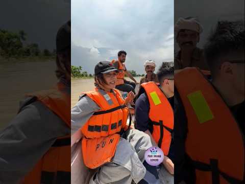 Hadiqa Kiyani Wins Hearts for Flood Relief Work#pakistani #flood #celebrity #hadiqakiani #donate