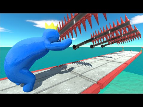 Who Can Escape From 4 Giant Saw Blades? - ARBS