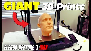 Elegoo Neptune 3 MAX | GIANT 3D Prints - Setup, Testing & Honest Review