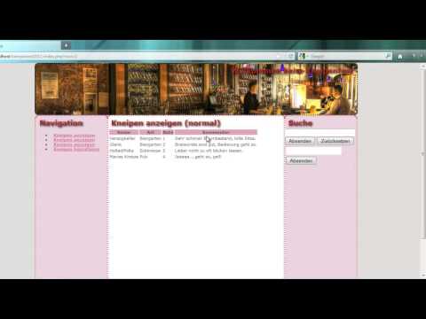 Webtechnologien (HTML5, CSS3, PHP, MySQLi, jQuery, JSON)
