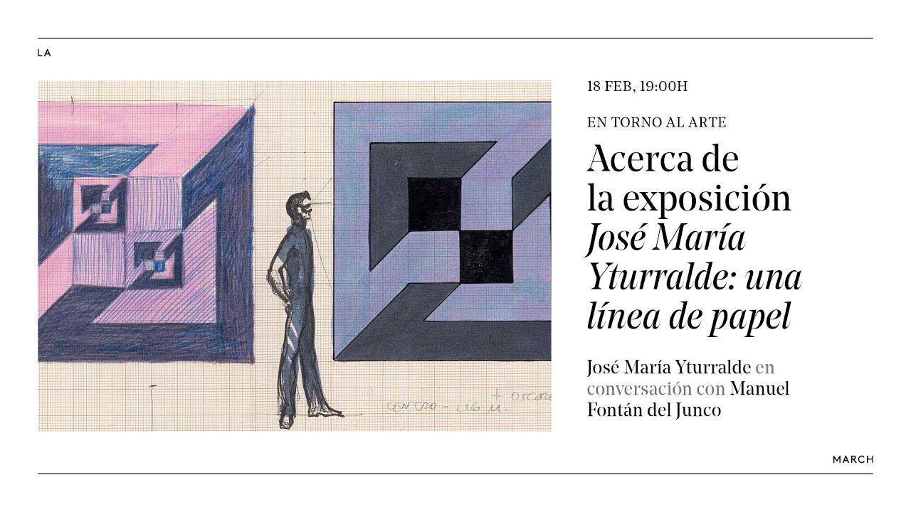Acerca de la exposición José María Yturralde: una línea de papel · La March