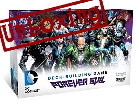 Unboxing: DC Deck-Building Game: Forever Evil