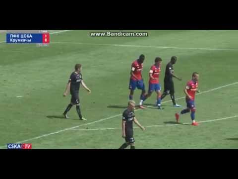 Товарищеский матч ПФК ЦСКА - Крумкачи.Гол Ласина Траоре.