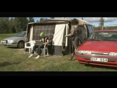 Familjen Andersson på campingsemester