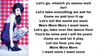 Selena Gomez &amp; The Scene - More (lyrics)
