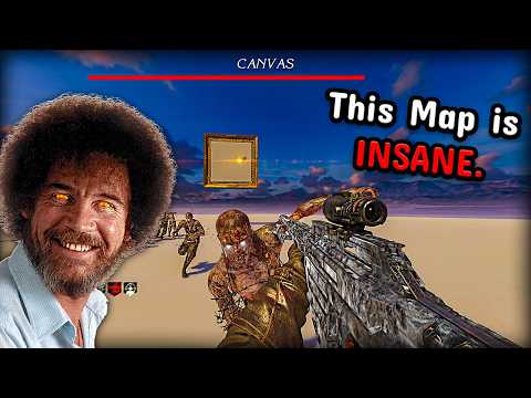 BOB ROSS Zombies Map where you fight a CANVAS Boss... (Black Ops 3)