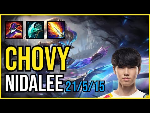 CHOVY - NIDALEE vs. AKALI Jungle | KR GRANDMASTER | PATCH 10.25