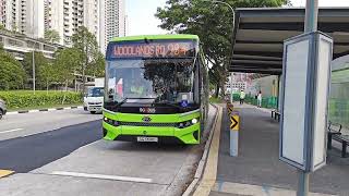 (TTS) SG3198G On Service 984 Departing Bus Stop 43991