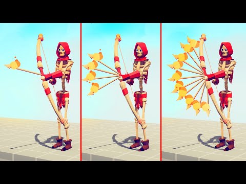 EVOLUTION of OVERPOWERED SKELETON ARCHER 1 | TABS - Totally Accurate Battle Simulator