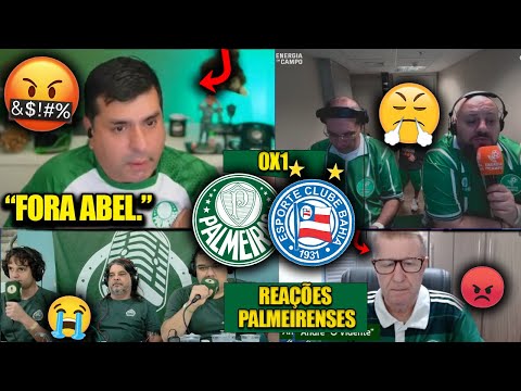 REAÇÕES dos PALMEIRENSES FURIOSOS com a DERROTA - PALMEIRAS 0X1 BAHIA [REACT BRASILEIRÃO 2025]