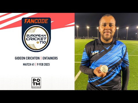 POTM: G.Crichton - RGC vs ETR | Highlights | FanCode ECT10 Gibraltar | Gibraltar 2023 | ECT23.041