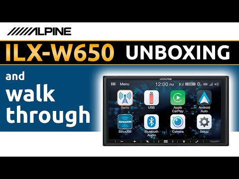 Alpine iLX-W650-video
