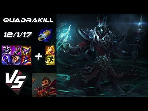 JUNGLE Karthus vs Graves [QUADRAKILL] - NA Grandmaster Patch 25.S1.2