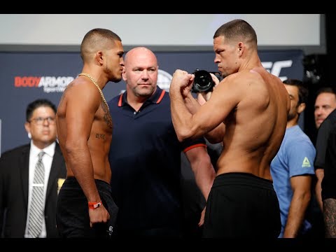 UFC 241: Anthony Pettis vs. Nate Diaz Weigh-In Staredown - MMA Fighting