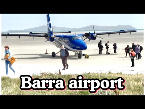 BARRA AIRPORT SCOTLAND # WHERE THE BEACH BECOMES RUNWAY 