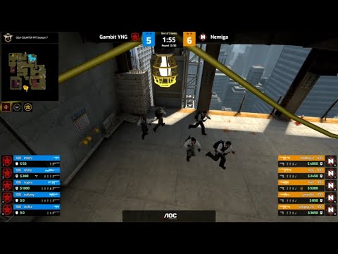[RU] Gambit Youngster vs Nemiga Gaming | BO3 | OGA Counter PIT season 7 | 1080p