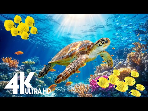 [NEW] 11H Stunning 4K Underwater Wonders - Relaxing Music | Coral Reefs,Fish,and Diverse Marine Life