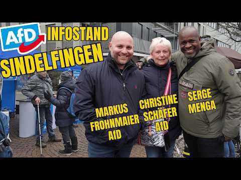 💥 AfD STARBESETZUNG 💥 in Sindelfingen AfD Infostand mit Frohnmaier & Menga