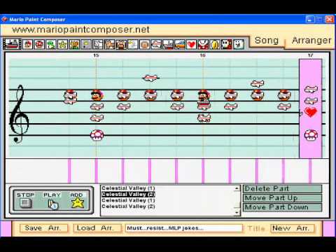 Mario Paint: Celestial Valley - Kirby Air Ride [OLD] 