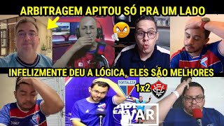 CHORO AO VIVO - REAÇÕES TORCEDORES do FORTALEZA REVOLTADOS l FORTALEZA 1X2 VITÓRIA -