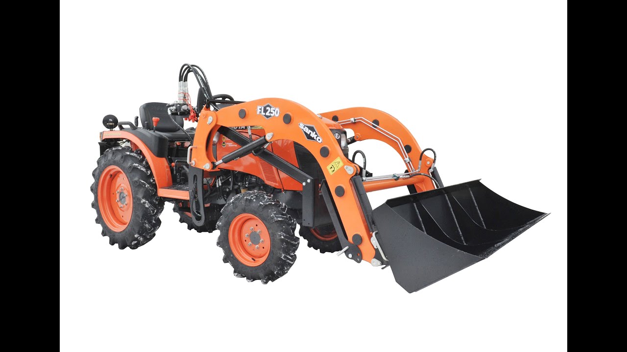 Kubota B2441( B1241 ) 4x4 24KM + ŁADOWACZ CZOŁOWY TUR Sanko FL250 www.TRAKTOR.com.pl