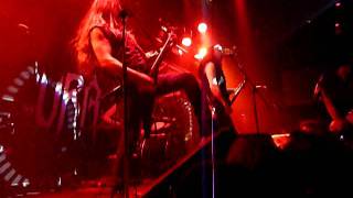 AURA NOIR Upon the dark throne at Les Foufounes Electriques, Montreal Canada, May 29th 2011