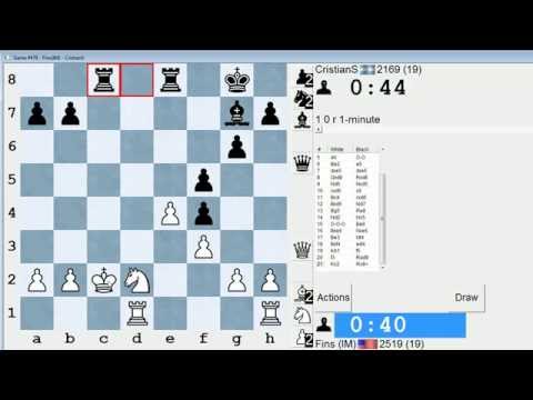 Bullet Chess #87: 11 games in the ICC 1-minute pool