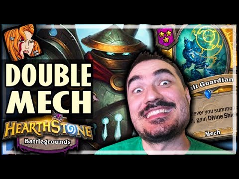 DOUBLE MECH-MENAGERIE WINS! - Hearthstone Battlegrounds
