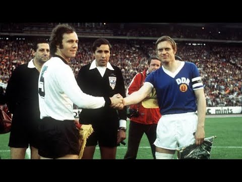 【分断国家対決】西ドイツvs東ドイツ 国歌演奏 + 決勝ゴール (1974 西ドイツワールドカップ)
