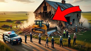 HOA Bulldozed My $2M Barn While I Was at My Father's Funeral—Security Footage Proved Everything!