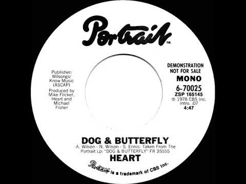 1979 Heart - Dog & Butterfly (mono radio promo 45)