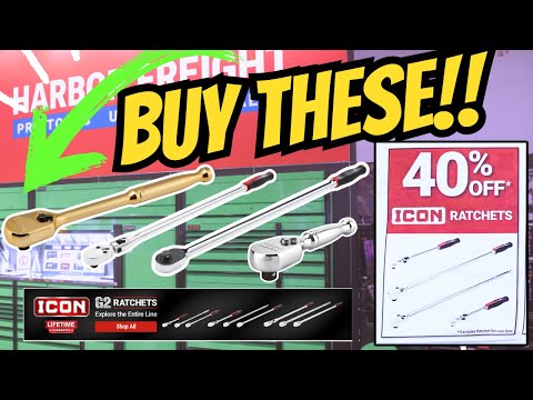 Harbor Freight Black Friday ICON Ratchets 🛠 Which Ones to Buy (G2 vs G1 Review)