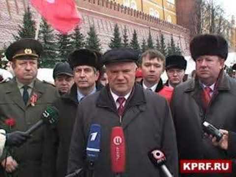 Comrade Zyuganov  Commemorates Stalingrad Carnage