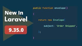 Alternative Mailable Syntax - 3 New Things Added - New In Laravel 9.35.0