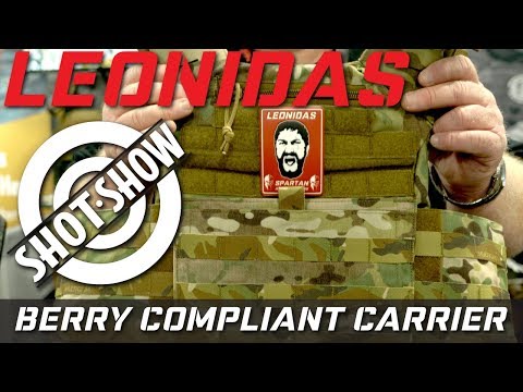 SHOT Show 2019 - Leonidas Advanced Body Armor Plate Carrier System - American Made, Berry Compliant Video