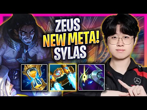 ZEUS TRIES NEW META SYLAS TOP! - T1 Zeus Plays Sylas TOP vs Camille! | Bootcamp 2024