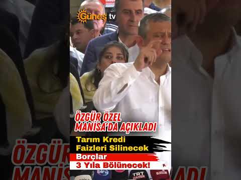 Tarım Kredi Faizleri Silinecek, Borçlar 3 Yıla Bölünecek! #ÖzgürÖzel #YENİParti #Çiftçi #Tarım