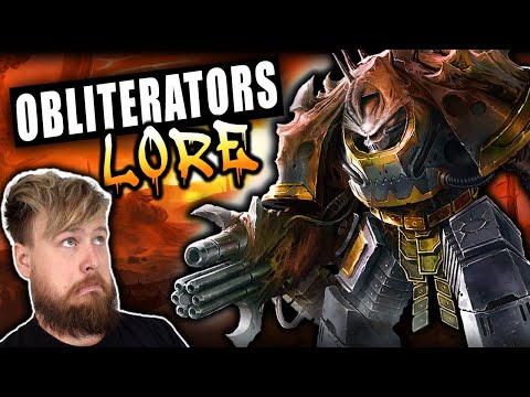 The DARK Reality Of Chaos Space Marine Obliterators | Warhammer 40K Lore