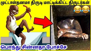 அதிமேதாவி திருடர்கள் | Funny Thieves Caught In Tamil | Funny Thief Fail | Tamil Amazing Facts