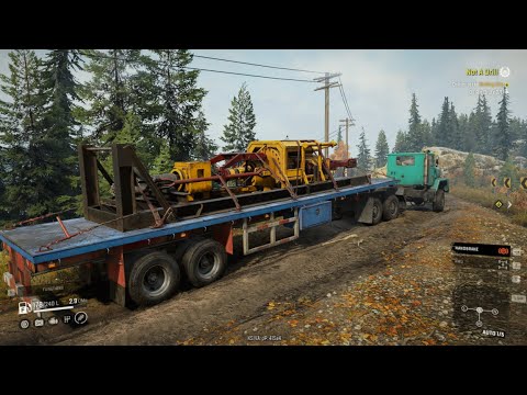 SnowRunner Hard Mode Strategic Walkthrough - Not a Drill Part 1 #snowrunner