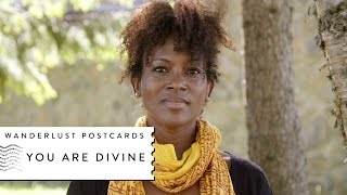 You Are Divine - Postcard with Faith Hunter