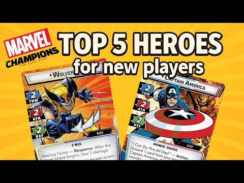 Marvel Champions Top 5 Heroes for New Players & Beginners