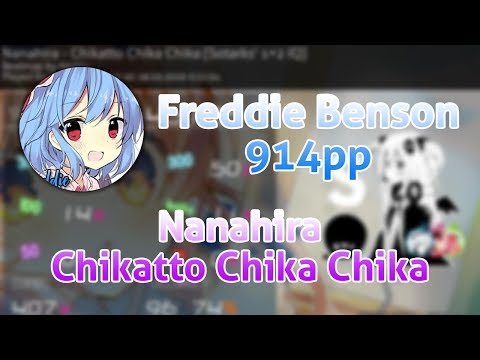 osu! | Freddie Benson | Chikatto Chika Chika [Sotarks' 1+2 IQ] | FC +HDDTHR 96.74% | 914pp #1